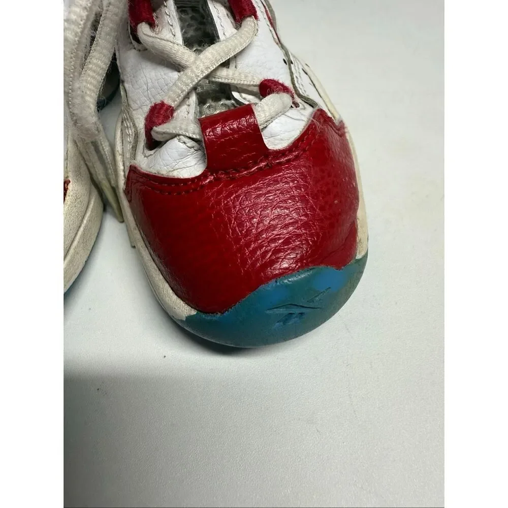 REEBOK QUESTION MID INFANT/TODDLER RED WHITE Size 9